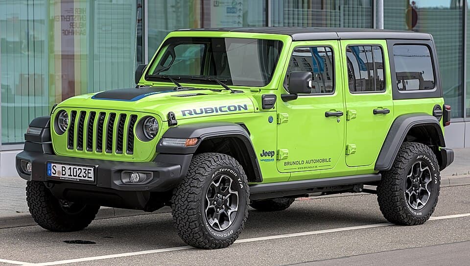 Jeep Wrangler 4xe — representative Jeep EV/PHEV for diagnostic code coverage